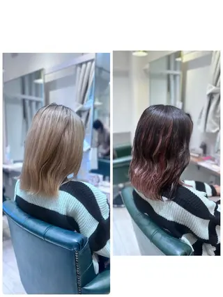 セミロング laffin❁ななみ /パーマスタイルのヘアスタイル