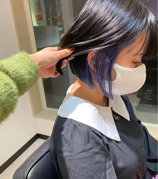 カラー MATTY azusaのヘアスタイル