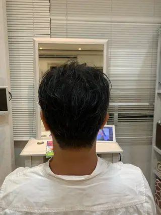 ショート メンズ if所属・大崎if ほりはるかのヘアスタイル