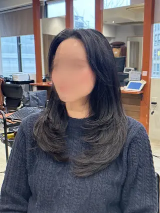 ロング 髪質改善×レイヤー 🎀miyuのヘアスタイル