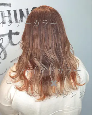 セミロング エクステ・髪質改善・ ブリーチ・吉田大介のヘアスタイル