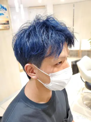 ショート カラー 社内カット講師・店長 菅原賢一のヘアスタイル