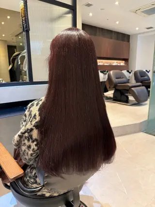 ロング カラー 透明感カラー🫧/ 髪質お悩み改善/みゆのヘアスタイル