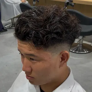 パーマ メンズ 🔥メンズカット＋パ ーマ🔥菊池一真のヘアスタイル