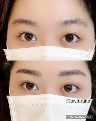 マツエク・マツパ アイブロウ Flor上大岡 *フルノ リナ*のマツエク・マツパデザイン