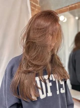 ロング カラー レイヤー/ブリーチ HIKARU ♡のヘアスタイル