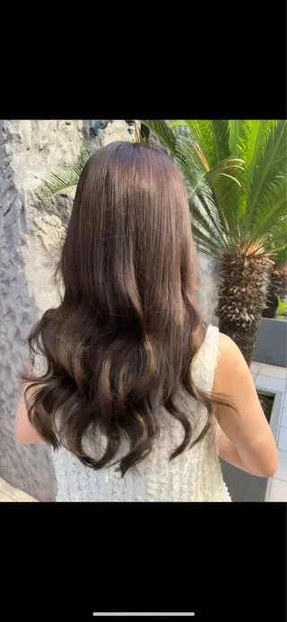 ロング カラー ヘアアレンジ 髙橋 リナ‪のヘアスタイル