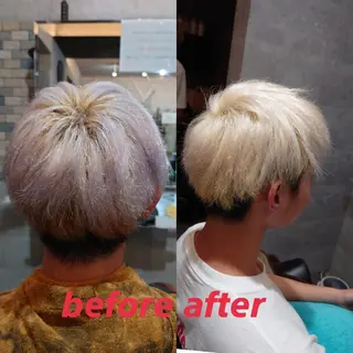 メンズ カラー 浅野  勇貴のヘアスタイル