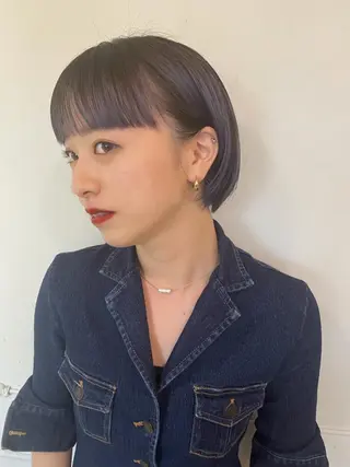 ショート カラー アオキ リノのヘアスタイル
