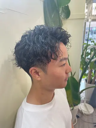 ショート パーマ メンズ WEST OLAND加藤圭介のヘアスタイル