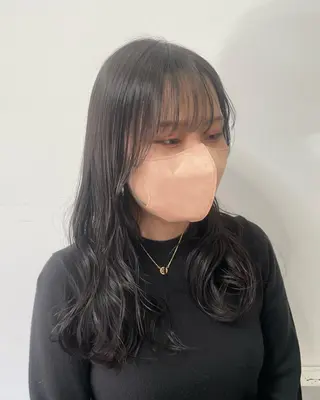 ロング カラー 奥田 誠司のヘアスタイル