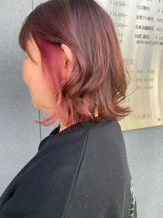 ミディアム 生盛 智穂子のヘアスタイル