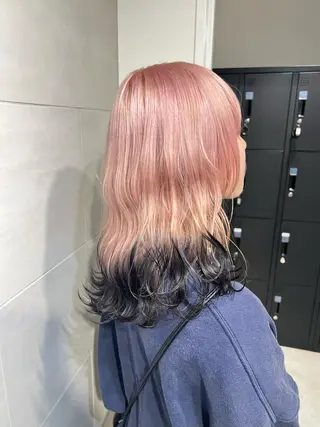 セミロング je suis heureuse所属・ハイライトカラー 🌀ゆい❣️のヘアスタイル