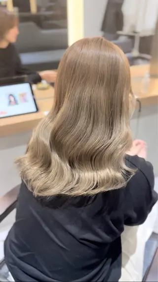 ロング カラー レイヤーカット/ ブリーチカラー/雅人のヘアスタイル