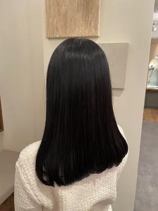 ロング 七ﾂ星＋所属・ストレートモデル募集 momokaのヘアスタイル
