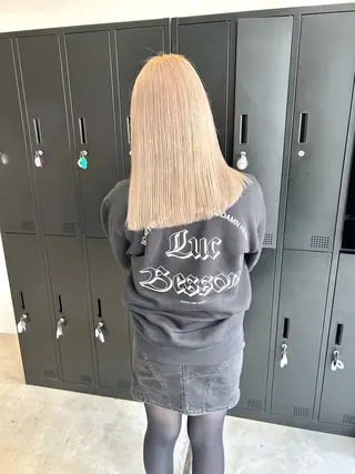 ミディアム カラー mood tatemachiのヘアスタイル