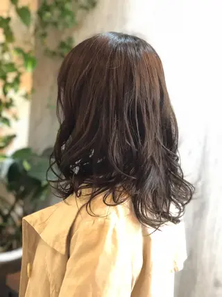 ミディアム カラー Clay所属・及川 祐輔のヘアスタイル