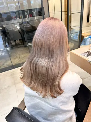 セミロング 艶カラー🌟 kanonのヘアスタイル