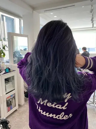 ミディアム カラー JILBLAN京都 ショート/ハイライトのヘアスタイル