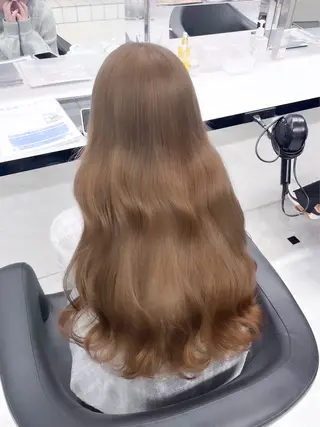 ロング カラー 🫧うる艶トレンド 🫧透明感カラーのヘアスタイル