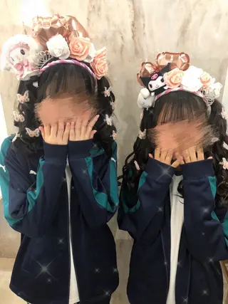 ロング ヘアアレンジ lovis🧸ゆうあ 🧸/透明感カラーのヘアスタイル