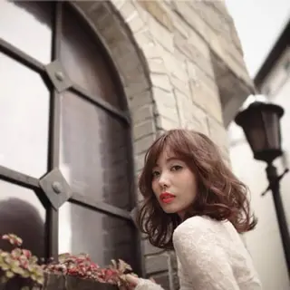 ミディアム COCU所属・絹笠 賢のヘアスタイル