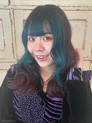 セミロング カラー RorriM natsuのヘアスタイル