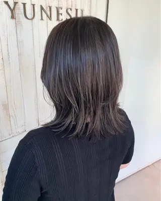 ミディアム カラー JYUNESU表参道所属・韓国ヘア🇰🇷🎀 透明感カラーのヘアスタイル