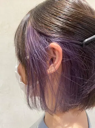 カラー ダブルカラー ブリーチ/kaitoのヘアスタイル