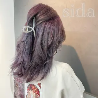 ミディアム カラー sida西院店/ 西村真夜のヘアスタイル