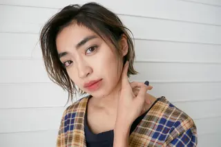 ミディアム 髪質改善ストレート、 カラー清野雄大のヘアスタイル