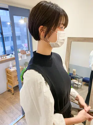 ショート .iyu所属・吉祥寺ショート×小顔 🍋宮本大輔🍋のヘアスタイル
