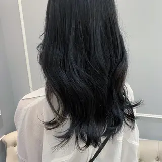 セミロング カラー 韓国ヘア🍒渡辺 咲🍒のヘアスタイル