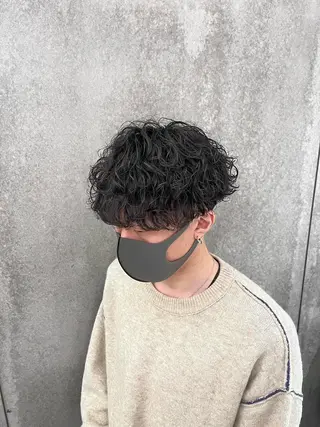 ショート パーマ メンズ 瀧野 翔吾【メンズ特化】のヘアスタイル