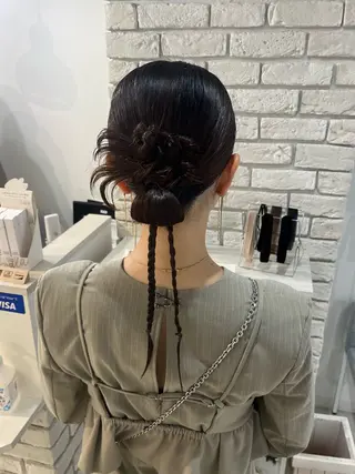 ロング ヘアアレンジ Dityca...tia所属・りん/ 無料ヘアセットのヘアスタイル