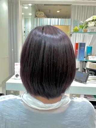 ミディアム カラー ワンカラーさくら🌸 /モデル募集中/池袋のヘアスタイル