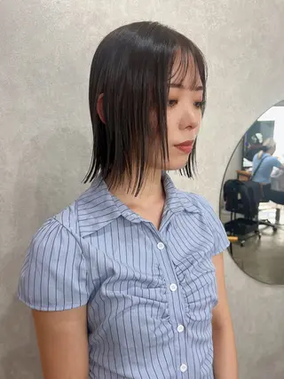 ショート カラー ユ イのヘアスタイル