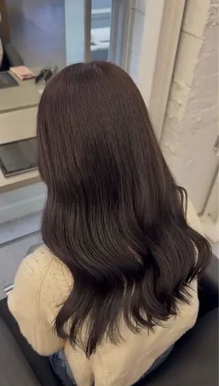 ロング カラー ひろせ ちかなのヘアスタイル