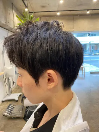 ショート メンズ 💈メンズカット 神保町💈志賀 隼樹のヘアスタイル