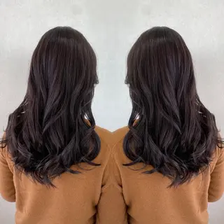 ロング カラー tocca 💜石田愛結💜のヘアスタイル