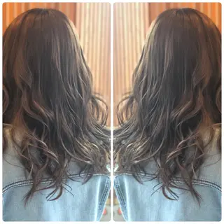 セミロング カラー 小山内 龍一郎 店長のヘアスタイル