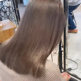 ミディアム 韓国レイヤー/透明感 カラー🦋mioのヘアスタイル