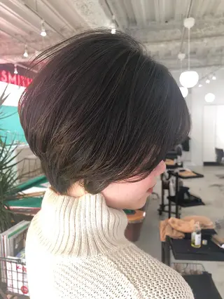ショート カラー ヘアアレンジ GRAND OMOTESANDOのヘアスタイル