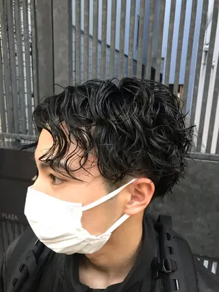 ショート パーマ メンズ 12月限定クーポン 💕大量更新ブリーチのヘアスタイル