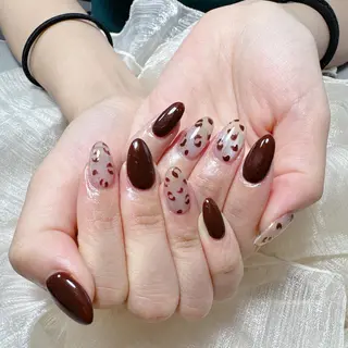ネイル M✨ワンホン風ネイル パラジェル取扱🦋リのネイルデザイン