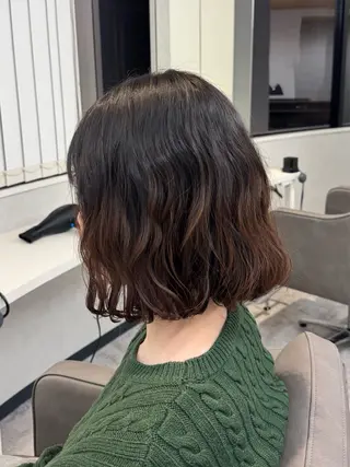 ミディアム パーマ A BY WHO所属・A BY WHO あおきのヘアスタイル