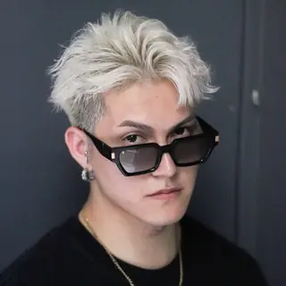 ショート カラー パーマ メンズ メンズ特化 😎キョウヘイ😎のヘアスタイル