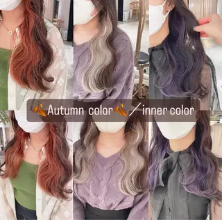 カラー 渋谷:インナーカラー ／🍒エリカ🍒のヘアスタイル