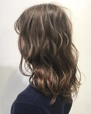 セミロング カラー ヘアアレンジ BANK'S hair所属・💐ケラチン 髪質改善寺坂雄飛💐のヘアスタイル