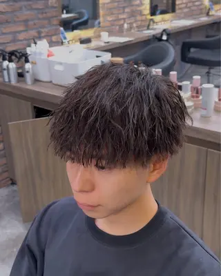 パーマ メンズ パーマ特化 まなるのヘアスタイル